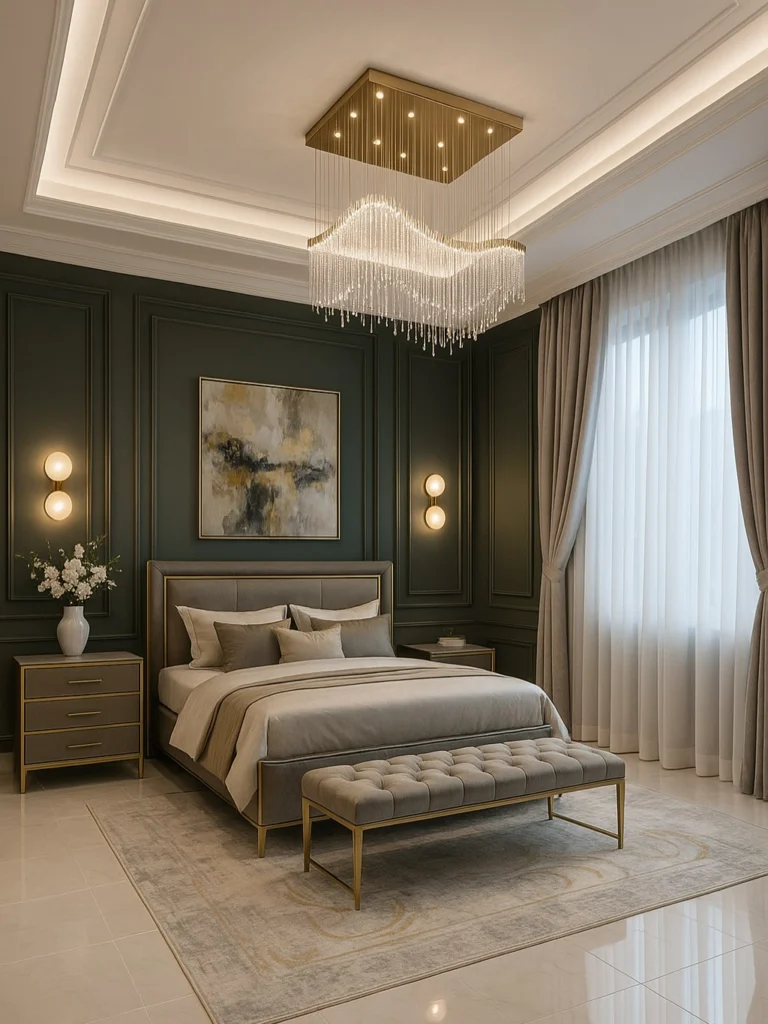 Airbnb Decor Ideas That Increase Bookings (Stylish, Cozy & Guest-Approved) 7 Cozy Airbnb bedroom with rugs, curtains, and soft textures