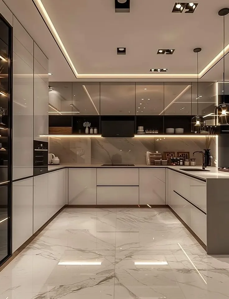 matte finish modern kitchen cabinets