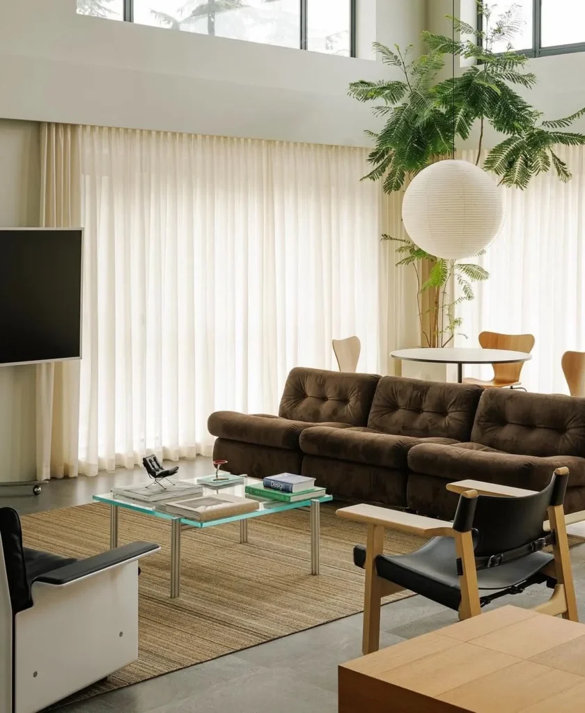 Modern Living Room Design Ideas That Feel Luxurious Yet Cozy 6 Modern spacious living room with balanced furniture layout and neutral décor