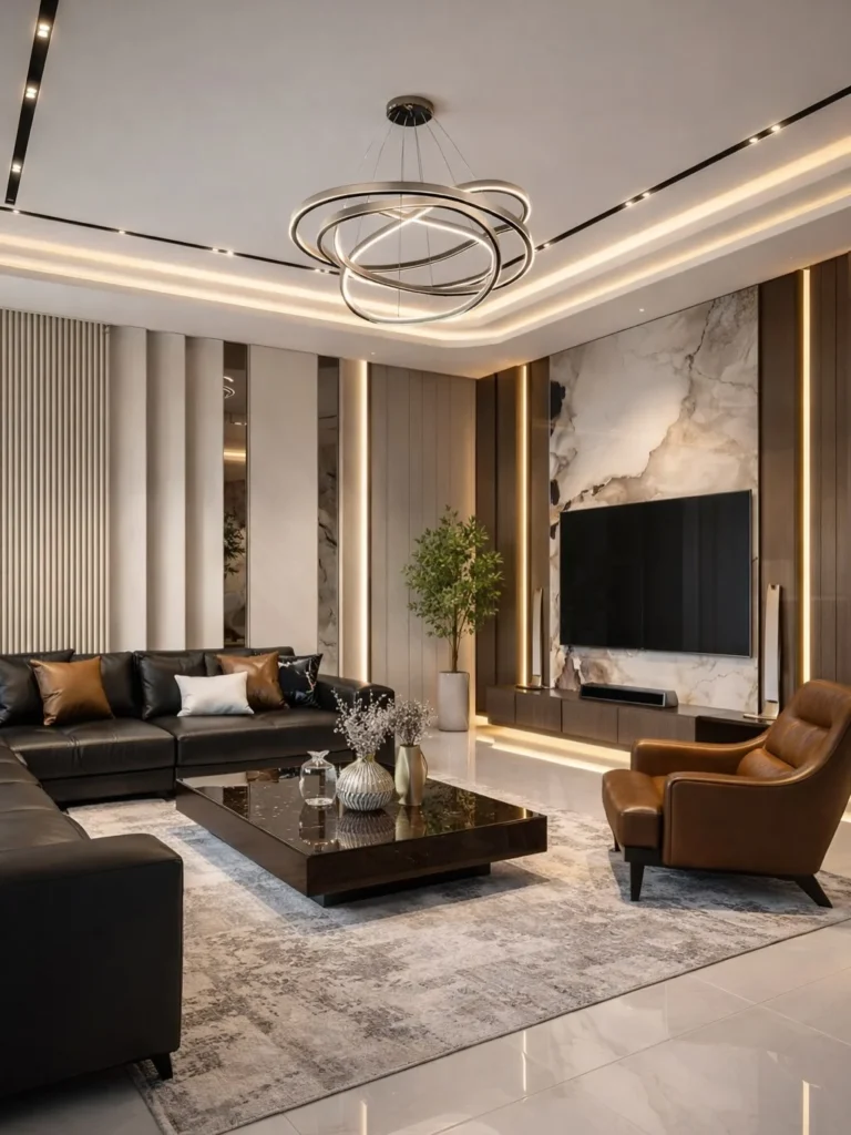 25 Small Living Room Decor Ideas That Make Your Space Look Bigger 5 small living room decor ideas with built in shelves and wall mounted tv