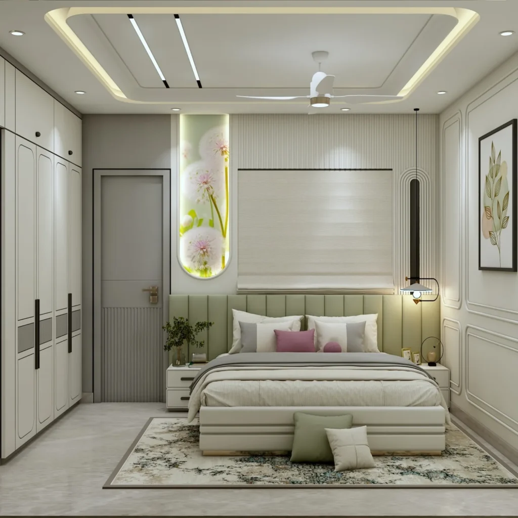 12+ Modern Bedroom Design Ideas That Instantly Elevate Your Space 12 Luxury bedroom design with artistic wall texture, neutral tones, and elegant furniture